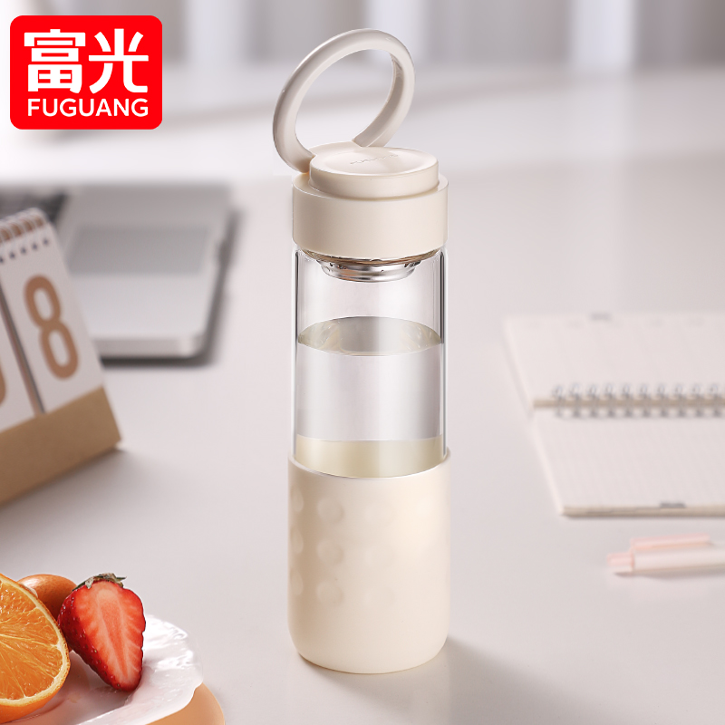 富光简约玻璃杯办公小清新水杯