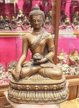 释迦牟尼佛/释迦佛/佛陀像/悉达多/三宝/23cm红铜佛像梵天藏传