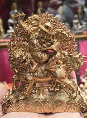单坚护法/丹坚护法/单坚多杰列巴/金刚善/12cm佛像佛堂合金摆件