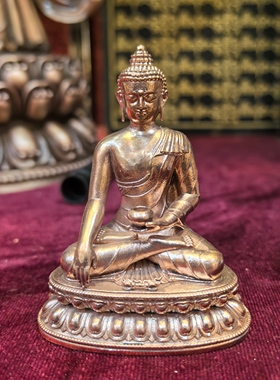 释迦牟尼佛6.5cm精品佛像梵天藏传佛堂供奉