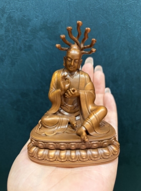 龙树菩萨/龙尊王佛/释迦佛/释迦牟尼佛/10cm红铜佛像佛堂供奉摆件