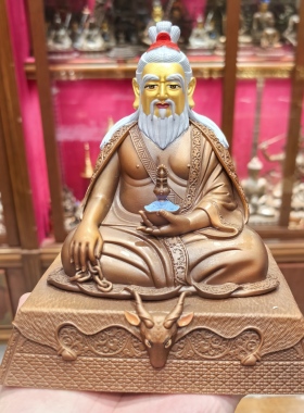 唐东甲/唐东杰/唐东杰布/唐东杰/15cm佛像摆件藏戏鼻祖桥梁大师