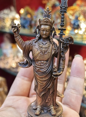 莲花生大士/站立莲花生大士/梵天藏传10cm精品藏传佛像佛堂供奉