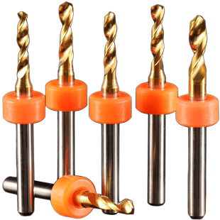 威特加定位环涂层PCB钻头打孔钻头麻花钻头钻咀钨钢琥珀微型钻头