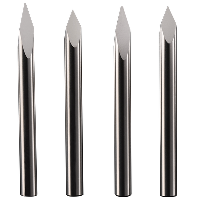 威特钨钢4mm浮雕三棱尖刀