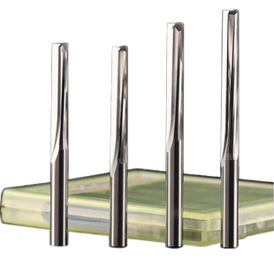 威特4毫米双刃直槽铣刀密度板切割镂空木工直刀数控电脑雕刻刀具