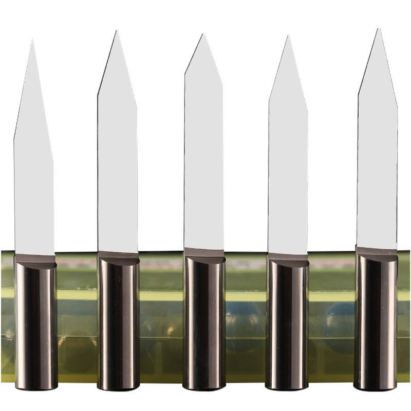 威特精度钨钢6mm平底尖刀锥度浮雕尖刀数控电脑雕刻机刀具整盒装