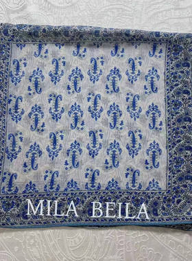 [MILA  BEILA]真丝丝巾妈妈女友礼物桑蚕丝方巾丝绸围巾女