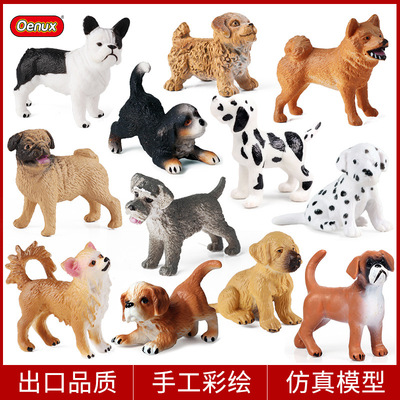 儿童仿真动物模型金毛犬柴犬