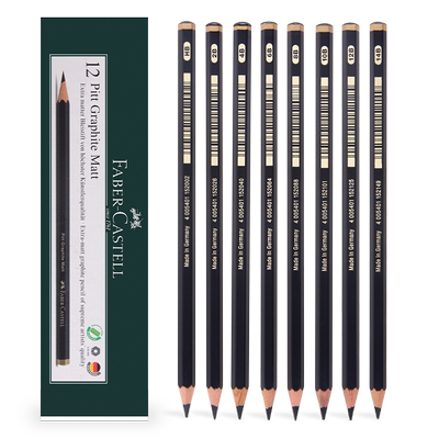 德国原装辉柏嘉PITT哑光素描铅笔