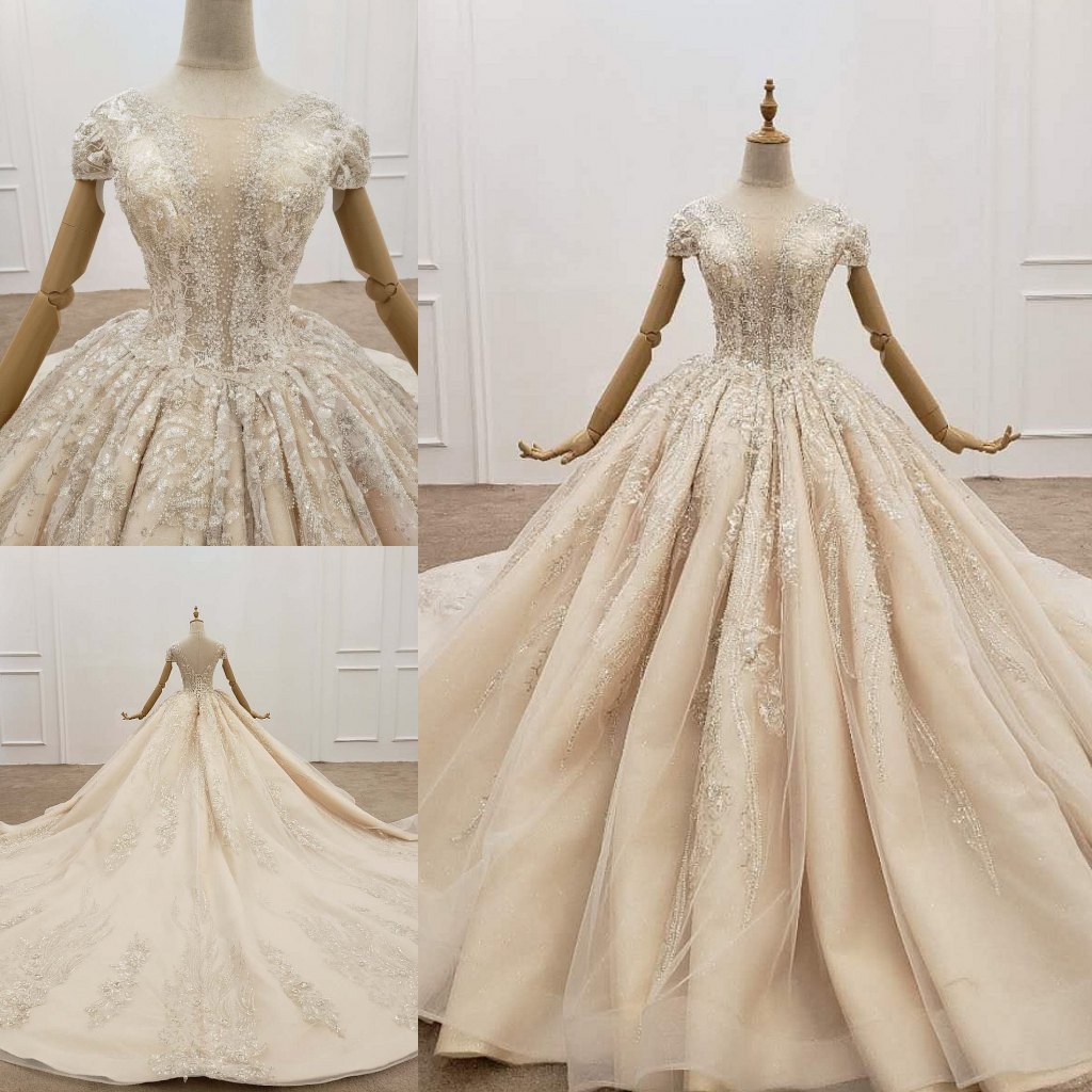 2020新款宫廷抖音网红包肩长袖大