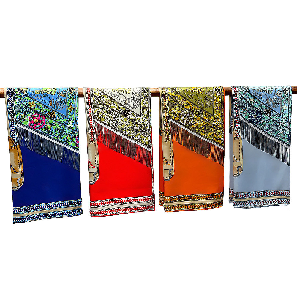 90cm新款纯手工卷边马鞍女士网红大方巾夏季防晒空调披肩抹胸围巾,服饰配件/皮带/帽子/围巾,防晒披肩,淘宝优惠券,粉丝福利购,淘宝优惠卷