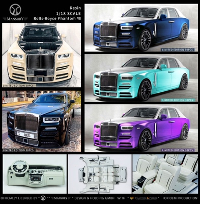 mansory118树脂限量幻影8代车模