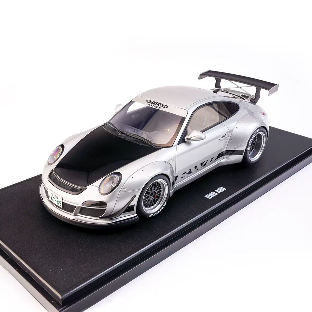 GTspirit  1:18 RWB ABU 银色 树脂汽车模型成品收藏摆件