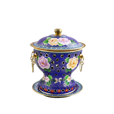 景泰蓝铜火锅单氏紫铜烧环保油