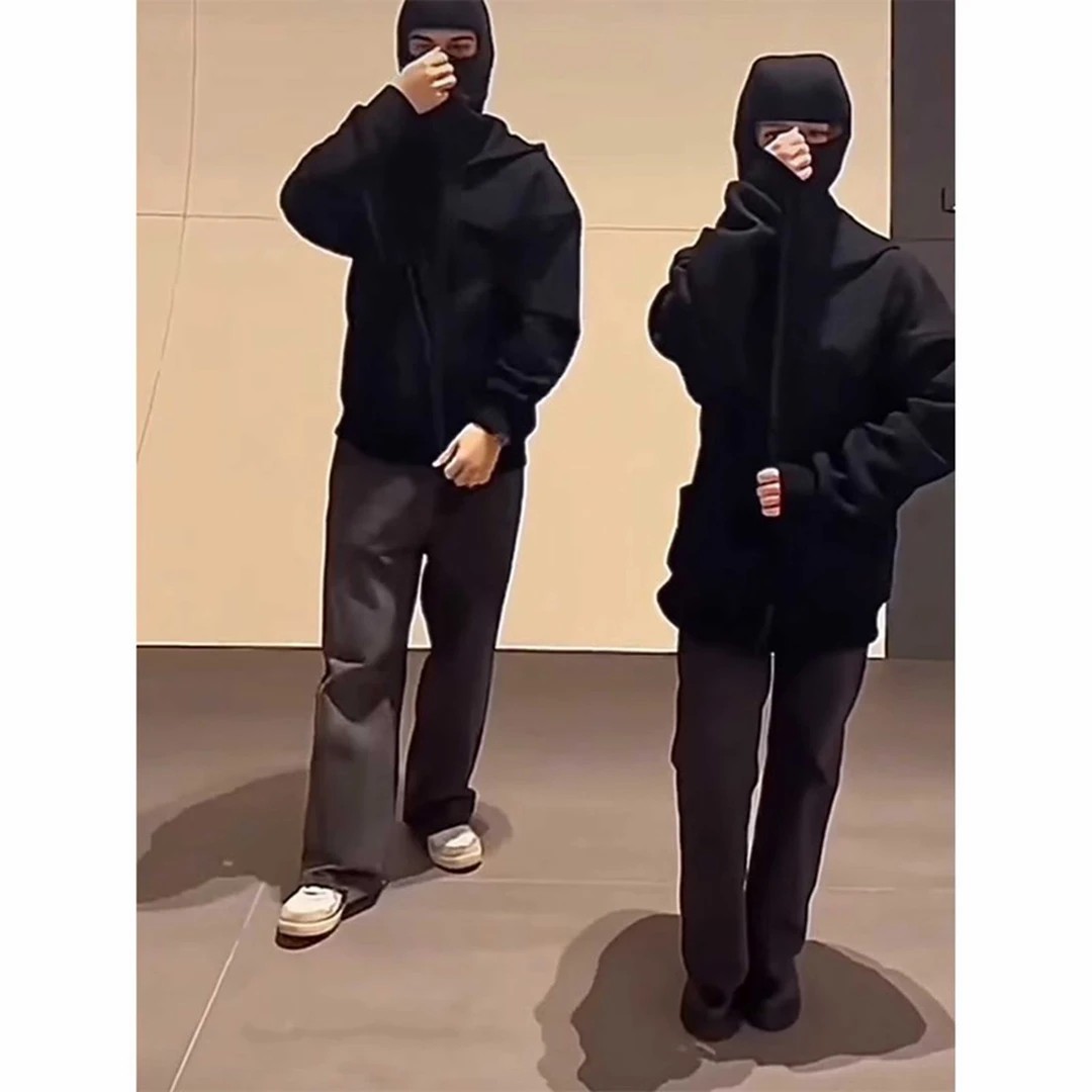 跨境外贸悍匪双帽卫衣