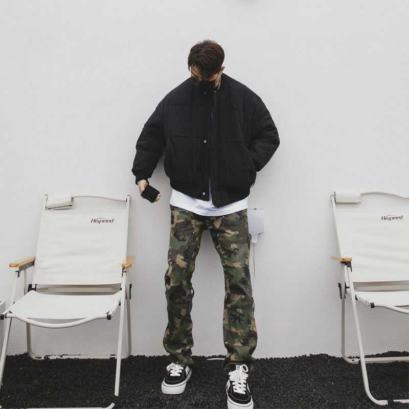 2023新款直筒休闲裤子潮牌高街