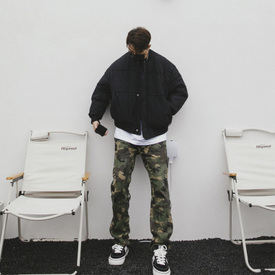 2023新款直筒休闲裤子潮牌高街