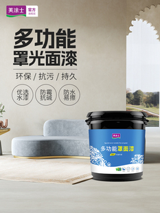 美涂士罩面漆艺术漆室内墙面乳胶漆保护防水透明水性哑光罩面油漆