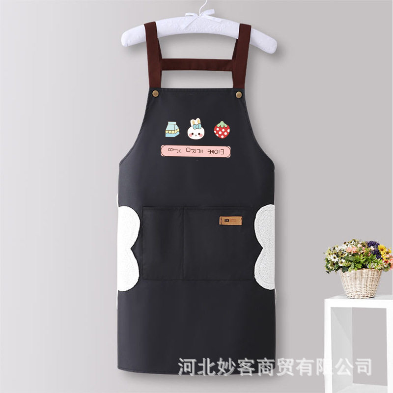 园林绿化电子工厂物业管理围兜兜防水防油背带围裙女工作服围腰nv