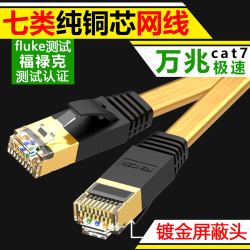 分创者七类万兆路由器扁平网线