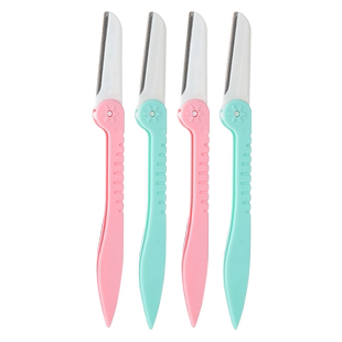 修眉刀女初学者安全型防划伤折叠式刮眉刀片剃眉工具套装女用全套