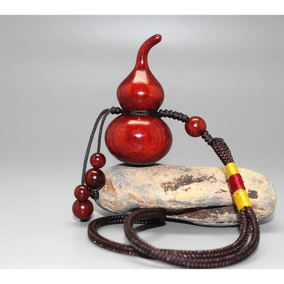 印度小叶紫檀 挂件 貔貅  莲蓬头 龙龟 弥乐佛葫芦福瓜手把件包挂