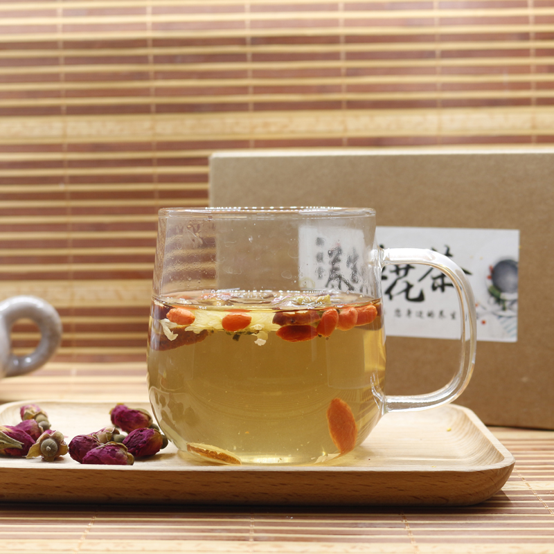 玫瑰新款夏季枸杞茶甘草山楂毫菊平阴高品质组合雪菊胎菊养生茶