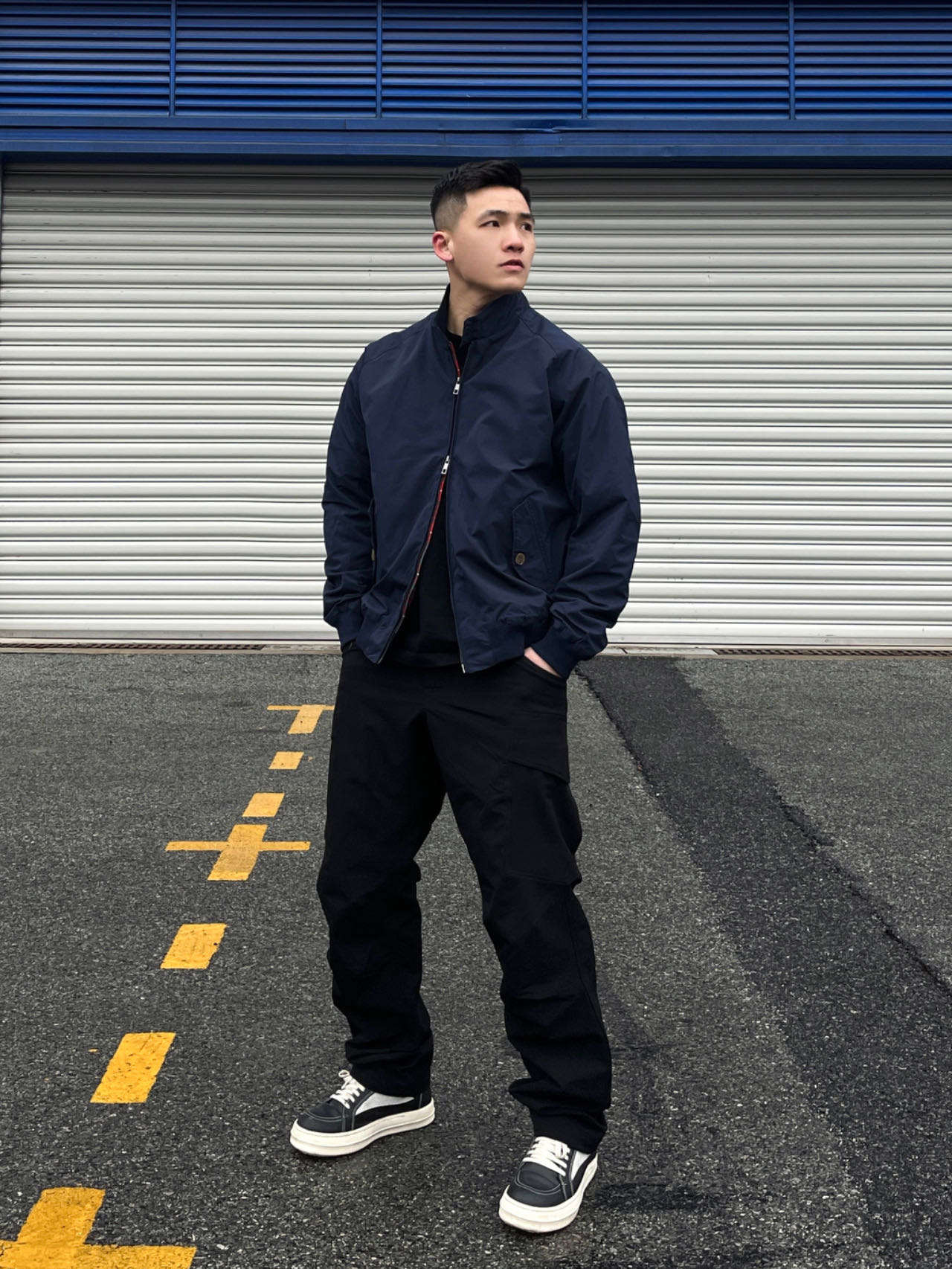 春秋季哈灵顿夹克美式复古