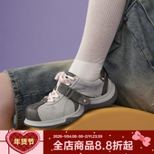 薄底百搭圆头单鞋 玛速主义2026年春季 时尚 休闲鞋 新款 汪星人萌爪鞋