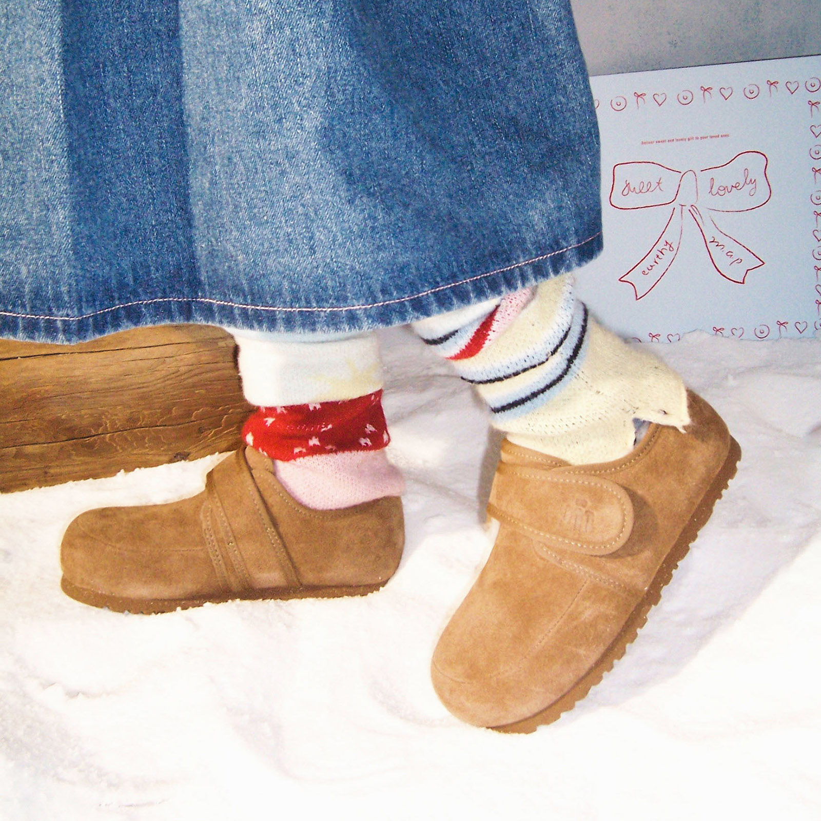 玛速主义2025年冬季新款复古百搭勃肯鞋魔术贴毛毛鞋加绒保暖棉鞋