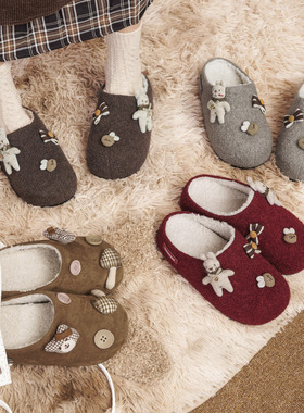 玛速主义2026年春季新款厚底百搭包头拖鞋加绒勃肯鞋一脚蹬毛毛鞋