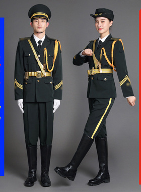 学生国旗班仪仗队服装升旗手服装国旗班服装军乐团升旗仪式礼服装