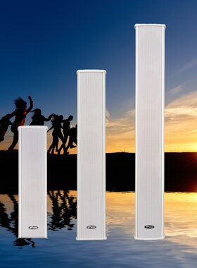 惠威3寸壁挂音柱户外防水音柱C8034C8032C8033白色定压