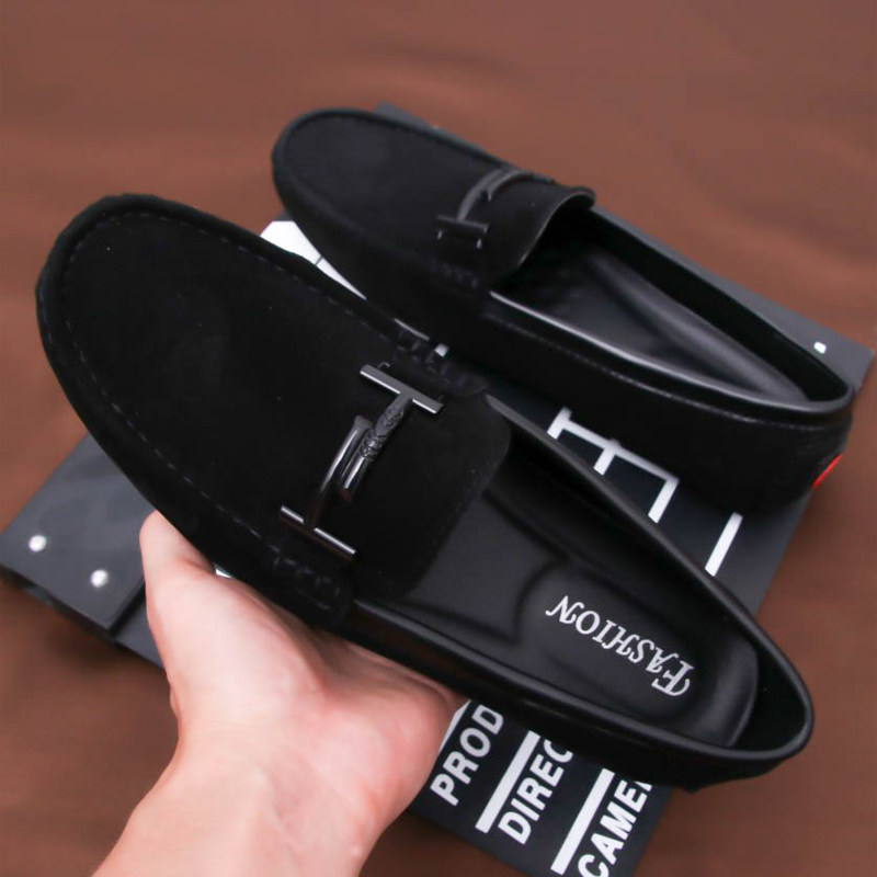 欧洲站豆豆鞋男鞋韩版百搭真皮潮流春季2025新款男士透气休闲皮鞋,流行男鞋,乐福鞋（豆豆鞋）,淘宝优惠券,粉丝福利购,淘宝优惠卷