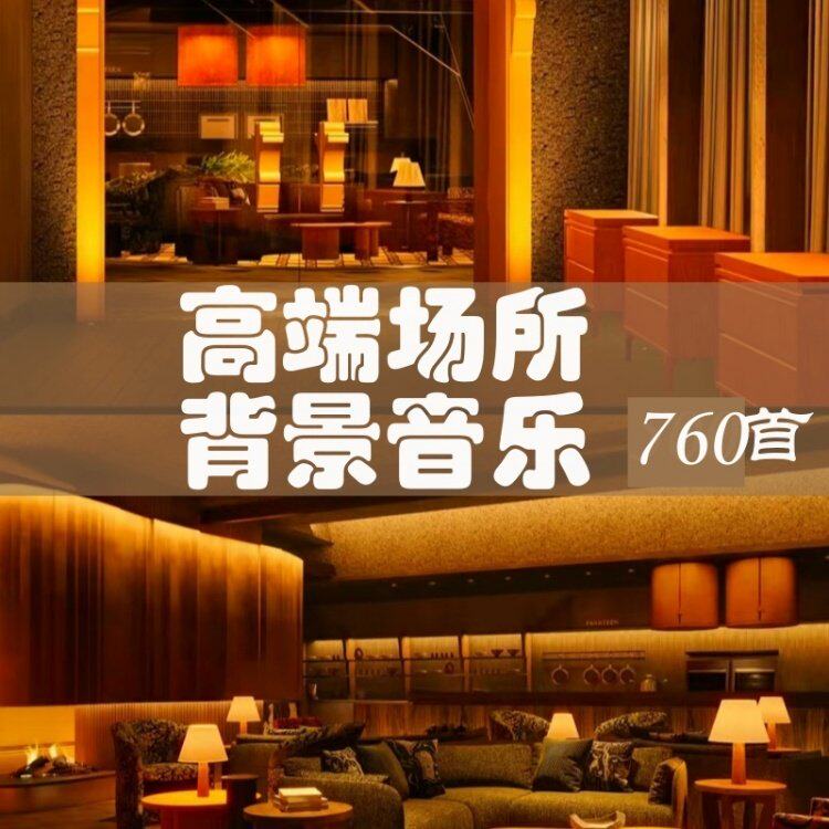 高端场所背景钢琴萨克斯小提琴背景轻音乐U盘商场酒店纯音乐