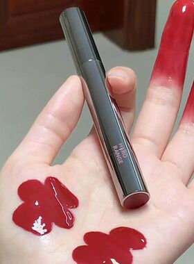 一抹水光!粉调苹果红唇冻水光镜面唇釉不掉色不沾杯裸色秋冬口红