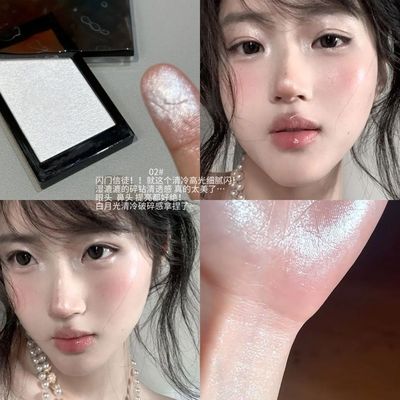 不粘腻!贵气水光感生姜色高光细腻不飞粉眼影鼻头眼头提亮平价