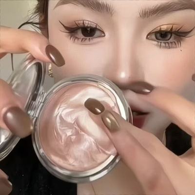 水光肌本命高光!爆闪钻石土豆泥高光膏软糯麻薯珠光立体卧蚕提亮