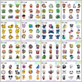 鞋 亚马逊爆款 diy配件cross洞洞鞋 花智必星卡扣洞洞鞋 花 crocs鞋