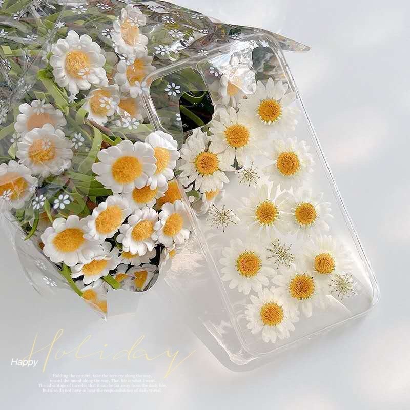 小雏菊干花适用华为nova10 9 8pro手机壳真花7PRO软壳6se保护套5i,3C数码配件,手机保护套/壳,淘宝优惠券,粉丝福利购,淘宝优惠卷