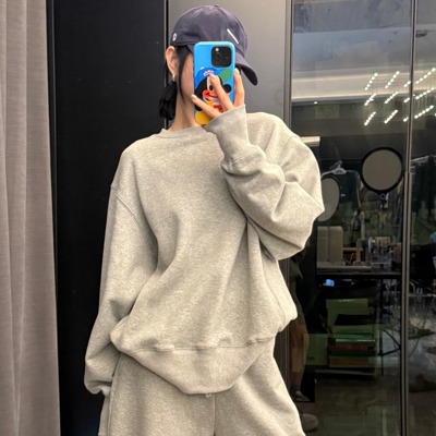 【BARRIFAIT】百搭时尚款宽松薄绒卫衣套装