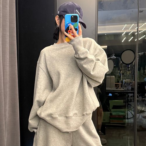 【BARRIFAIT】百搭时尚款宽松薄绒卫衣套装