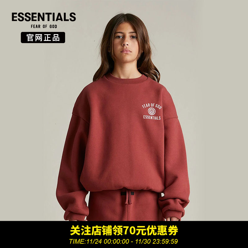 fog秋冬潮流LOGO印花圆领卫衣