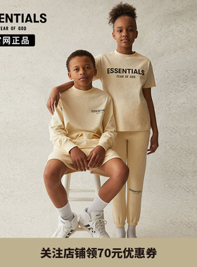 【特价专区】Fear Of God Essentials 童装潮牌圆领短袖T恤
