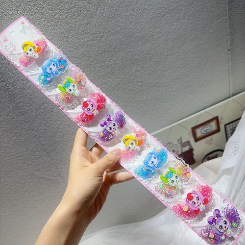 奇妙萌可发夹发圈女儿童星星翅膀