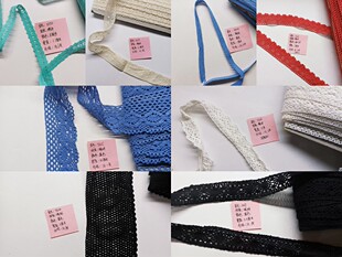 棉线水溶花边手工DIY布艺辅料服装饰品娃衣家居装饰压边搭配线艺