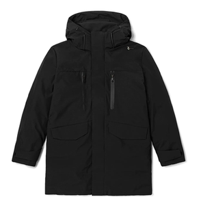 Mizuno美津浓 男子长款连帽保温防水抗风羽绒服K2CN15A7原2398