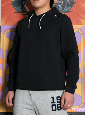 Mizuno美津浓 男子休闲保暖针织连帽套头卫衣K2CC15A7 原598