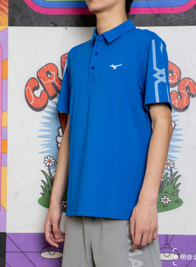 Mizuno美津浓 男子休闲运动短袖POLO衫 K2CA14T2 原258